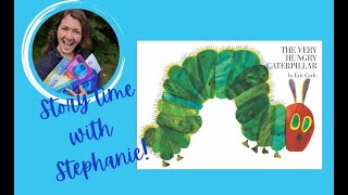 Very Hungry Caterpillar read aloud with a Say amp Play Story Kit Mini Objects [upl. by Annavoj]