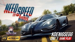 Need For Speed Rivals  Game Play  Koenigsegg One 1  4K Ultra HD ✓ [upl. by Loredana]