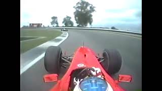 F1 Rubens Barrichello Ferrari V10 Onboard – USA 2000 [upl. by Wolram]