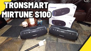 Tronsmart Mirtune S100 Unboxing 📦 Single Speaker amp TWS Demo 🔉🔉 Binaural Recording 4K Video [upl. by Elraet859]