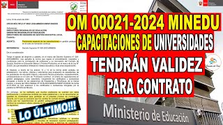 ✅OFICIO MÚLTIPLE 000212024 𝐂𝐀𝐏𝐀𝐂𝐈𝐓𝐀𝐂𝐈𝐎𝐍𝐄𝐒 𝐃𝐄 𝐔𝐍𝐈𝐕𝐄𝐑𝐒𝐈𝐃𝐀𝐃𝐄𝐒 𝐒𝐈 𝐓𝐄𝐍𝐃𝐑Á𝐍 𝐕𝐀𝐋𝐈𝐃𝐄𝐙 𝐏𝐀𝐑𝐀 𝐂𝐎𝐍𝐓𝐑𝐀𝐓𝐎 𝐃𝐎𝐂𝐄𝐍𝐓𝐄 [upl. by Ahsinert]