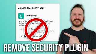 How To Remove Security Plugin On Android Phone [upl. by Notlil]