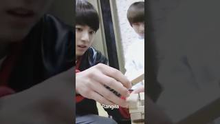 BTS funny moment Jenga [upl. by Noizneb]