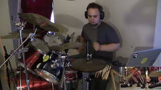 DRUMS ONLY Downstait  quotKingdomquot DRUM COVER [upl. by Zolnay710]