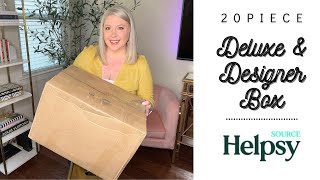 Deluxe amp Designer Box  Helpsy Source Unboxing  Amber Dawn [upl. by Marelda]