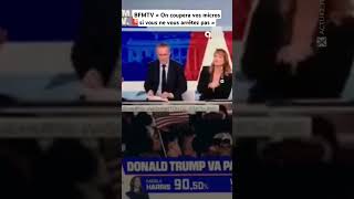 BFMTV menace de CENSURER un intervenant USA EtatsUnis humour Trump Harris Obama politique [upl. by Scutt777]