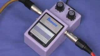 Ibanez CS9 Chorus Guitar Effect Pedal Demonstration Review [upl. by Arremat561]