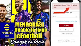 CARA MENGATASI UNABLE TO LOGIN DI EFOOTBALL 2024 TRANSFER DATA RELOG [upl. by Wilhelm]