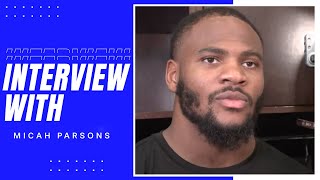 Micah Parsons Postgame Week 10 PHIvsDAL  Dallas Cowboys 2024 [upl. by Daggett]