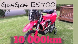 GasGas ES700 10 000km REVIEW [upl. by Aleahs111]