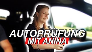 Anina fährt Autoprüfung  Wird sie es schaffen [upl. by Nnylekoorb]