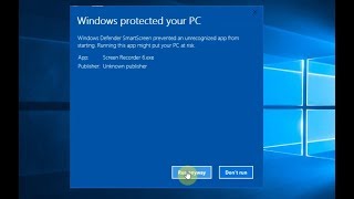 How to Disable Warning Message quotWindows Protected Your PCquot on Windows 10 [upl. by Clemente]