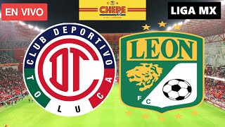 TOLUCA VS LEÓN EN VIVO Jornada 15 Liga Mx Apertura 2024 [upl. by Montagna]