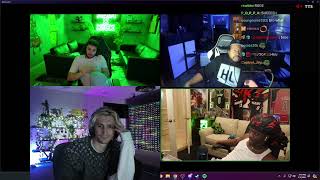 xQc Talks About Adept Drama on Panel ft Adin Ross YourRage amp DJ Akademiks [upl. by Cayla]