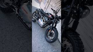 Old School Brat Scrambler Interceptor 650 by zedcustom motorcycle scrambler brat bike re650 [upl. by Vern]