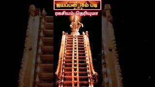 18 படிகளின் இரகசியம் 😱  Lord Ayyapan  Sabarimala Secret waytosabarimala tamil story sabarimala [upl. by Ilram]