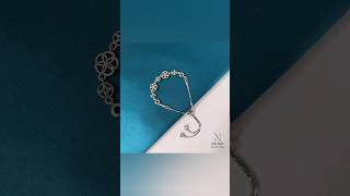 925 Sterling Silver Adjustable Bracelet viknav silverbracelet adjustable girls silverjewellery [upl. by Okim]