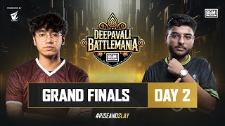 Deepavali BattleMania 2024  HINDI  Grand Finals D2  BGMI  Ft IQOO SouL Carnival 8Bit etc [upl. by Cathleen883]