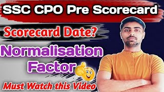 SSC CPO Scorecard Itna late kyu  Kab aaega Scorecard  SSC CPO Aspirants Must Watch ✅ [upl. by Giles]