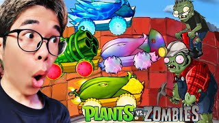 DÀN PHÁO MỚI CỦA TÔI SAN BẰNG TẤT CẢ ZOMBIE CHỈ TRONG 1 GIÂY   Plants vs Zombies 8  UPDATE [upl. by Ylera]