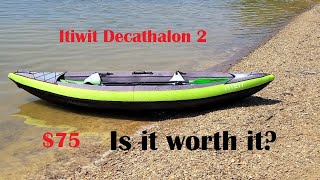 ITiWIT Decathalon 2 inflatable Kayak [upl. by Netsrijk]