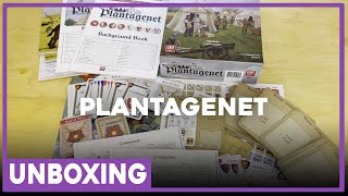 Unboxing  Plantagenet  GMT Games  The Players Aid [upl. by Ahtibat]