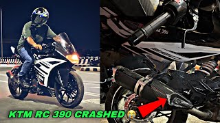 Crashed KTM RC390 😭  1st KTM RC 390 with Cruise Control in INDIA 🇮🇳 [upl. by Sakovich808]