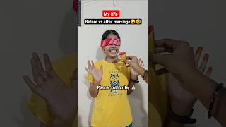 Before vs after marriage🤣🤪 LeenaCharantwins funnyshorts comedyshorts funnyshorts funnyvideos [upl. by Grounds130]