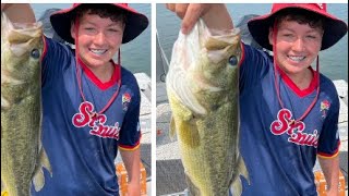 Fishing Newton lakebest bass fishing in Illinois [upl. by Peg]