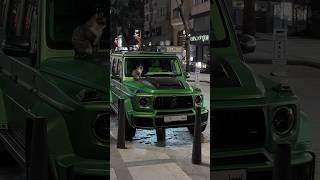 BRABUS GWagon With GREEN 💚  supercars luxurycar [upl. by Bej247]