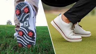 Spiked vs Spikeless Golf Shoes Which Should You Choose [upl. by Yenalem]