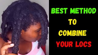 BEST METHOD FOR COMBINING LOCS 2020  KNOW THE BEST WAY TO COMBINE YOUR DREADLOCKS [upl. by Gertruda971]