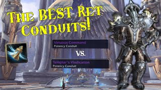 WoW 902 Shadowlands  Ret Paladin PvP  Final Conduit Overview Best Ret Conduits for S1 [upl. by Oicelem817]