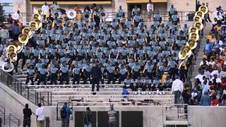 Southern University Marching Band vs Alabama State 2013 1ST QT [upl. by Schwitzer]