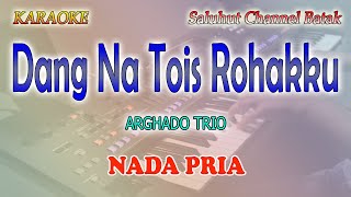 DANG NA TOIS ROHAKKU ll KARAOKE BATAK HD ll ARGHADO TRIO ll NADA PRIA BESDO [upl. by Lissak]