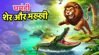 घमंडी शेर और मख्खी l Moral Story in Hindi l Kahaniya l StoryToons TV [upl. by Kimberlyn]