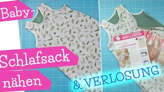 Babyschlafsack nähen amp spenden GRATIS SCHNITTMUSTER  burda  nebenande  babylotse  Nähanleitung [upl. by Pompea431]