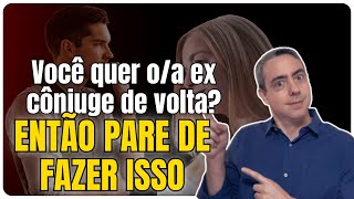 Saiba o que acontece quando você NÃO para de correr atrás doa ex que não te quer mais [upl. by Hildie]