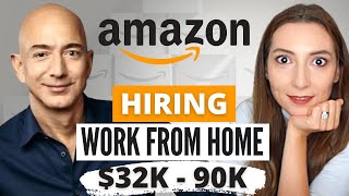 Amazon work from home jobs HIRING NOW  Stepbystep guide to apply to these remote opportunities [upl. by Ofloda]