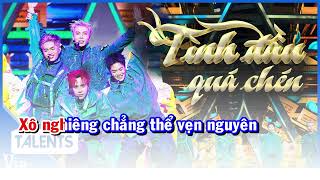 KARAOKE TÌNH ĐẦU QUÁ CHÉN BALLAD TONE NAM  BEAT BALLAD DỄ HÁT NHẤT 2025 [upl. by Leor]