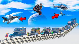 GTA  5  World Highest 😫😱🫨TRIED THE IMPOSSIBLE BANANA SUPER MEGA RAMP CHALLENGE 35 INDIAN All DJ [upl. by Ursel]