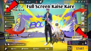 Free Fire Lobby Mai Full Screen Kaise kare  Riyaz Expert [upl. by Nirre]