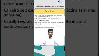 Diseases of the Mesentery and Omentum by Dr Anubhav Vindal  Conceptual Surgery [upl. by Olivero]