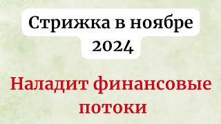 Стрижка в ноябре 2024 Наладит финансовые потоки [upl. by Aicilak279]