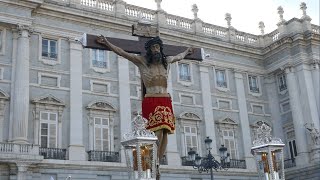 Procesión Cristo de los Alabarderos 2023 Madrid [upl. by Tuhn]