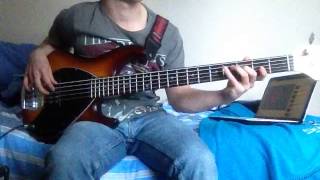 Werewolves Of London  Warren Zevon bass cover [upl. by Barcroft348]