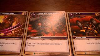 Onyxias Lair Raid Deck World of Warcraft Trading Card Game Part 1 [upl. by Spalla207]