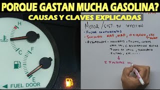 Causas que ocasionan alto consumo de gasolina en los autos [upl. by Iht]