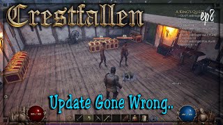 Crestfallen Medieval Survival  ep8 Update Gone Wrong  Build Craft Survival [upl. by Sissie]