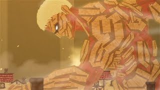 Armored Titan Apears In People Playground [upl. by Eelyam989]